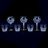 Collection of Seven (7) Waterford Crystal Toasting Glasses and Rock Tumblers