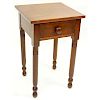 American Country Sheraton Style Wooden Stand with One Drawer
