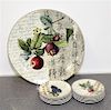 * A Limoges Porcelain Dessert Service Diameter of platter 14 inches.