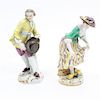 Two Meissen Figures Height of taller 5 1/2 inches.