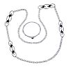 Stephen Webster Silver Black Diamond Bracelet Necklace