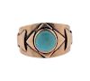 Antique 14k Gold Turquoise Ring