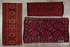 Three Turkoman mats/bagfaces