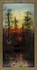 C.1890 California Illuminated Landscape Painting