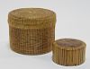 Native American Miniature Sweet Grass Boxes