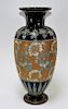 LARGE Doulton Lambeth M. Holbrook Stoneware Vase
