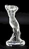French Lalique Crystal Sculpture of a Nude Dancer