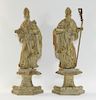 PR European Christian Icon Cardinal Wood Figures