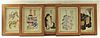 UNUSUAL Set of 6 Japanese Woodblock Prints