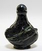 Chinese Carved Hardstone Chilong Snuff Bottle