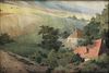 MATHEWS, Arthur. Watercolor. California Landscape.