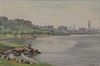 HOLTZ, Isaac. Oil on Canvas. "The Hudson at