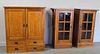MICHAELS. Signed Oak Arts and Crafts Bookcases