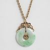 Chinese Jade 14k Necklace