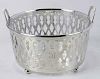 Tiffany Sterling Basket with Glass Insert
