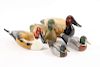 Collection of 5 Decorative Duck Decoys