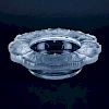 Lalique Style Honfleur Crystal Bowl