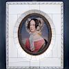 After: Moritz Michael Daffinger, AustrianÂ (1790 - 1849)  Antique Miniature Portrait of Kaiserin Mariane von Oesterreich, P