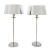 A Pair of Anna Lari Giada Table Lamps Height 21 5/8 inches.