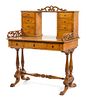 An Austrian Empire Birch Lady's Writing Table Height 49 1/2 x width 37 1/4 x depth 24 3/8 inches.