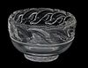 A Tiffany & Co. Molded Glass Bowl Diameter 5 inches.