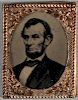 Abraham Lincoln 1864 Campaign Ferrotype Gem-size Badge