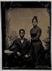 Tintype Depicting an African American Couple