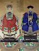 LARGE CHINESE PAINTING, EMPEROR & EMPRESS