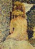 PAINTING SIGNED SEURAT "MY LOVE"