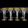 (8) EIGHT ST. LOUIS GLASS EXCELLENCE GOBLETS