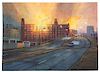 * Matthew Daub, (American, 20th century), Chicago Fire, 1986