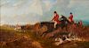 WILLIAM JOSEPH SHAYER, (English, 1811-1892), Hunting Scene, oil on canvas