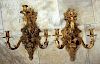 Pair of French wall appliques