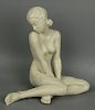Rosenthal Fritz Klimsch Figurine "Sitting Girl"