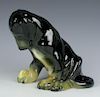 Wiener Werkstatte Figurine Dog "Puppy with Caterpillar"