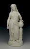 19C English parian figurine "Rebecca at the Well"