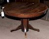 Oak round table
