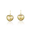 A Pair of 18K Gold Cultured Pearl Earrings