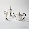 Federal Three-piece Silver Tea Set