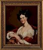Attributed to Gilbert Stuart (Massachusetts, Rhode Island, England, 1755-1828)  Portrait of Mrs. Clement