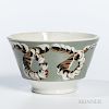 Cable-decorated London-form Pearlware Bowl