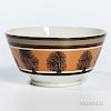 Mocha-decorated London-form Pearlware Bowl