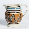 Slip- and Cable-decorated Pearlware Cream Jug
