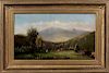 Charles Hunt (New York, Michigan, 1840-1914)  Pasture and Mountainous Landscape