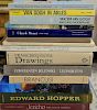 Fifteen art themed coffee table books to include Goodrich's "Edward Hopper", Geist & Abrams' "Broncusi", Stuckey's "Claude Mo
