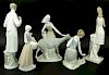 Collection of Five (5) Lladro Porcelain Figurines