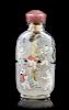 A Painted Glass Snuff Bottle, Yong Shoutian (fl. 1898-1926), Height 2 1/2 inches.