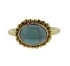 Helen Woodhull 18k Gold Green Tourmaline Ring