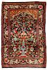 Semi-Antique Sarouk Prayer Rug, Persia: 4'5" x 6'9"