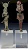 2 Egyptian Bronze Figures, 25th/26th D. (712-525 BCE)